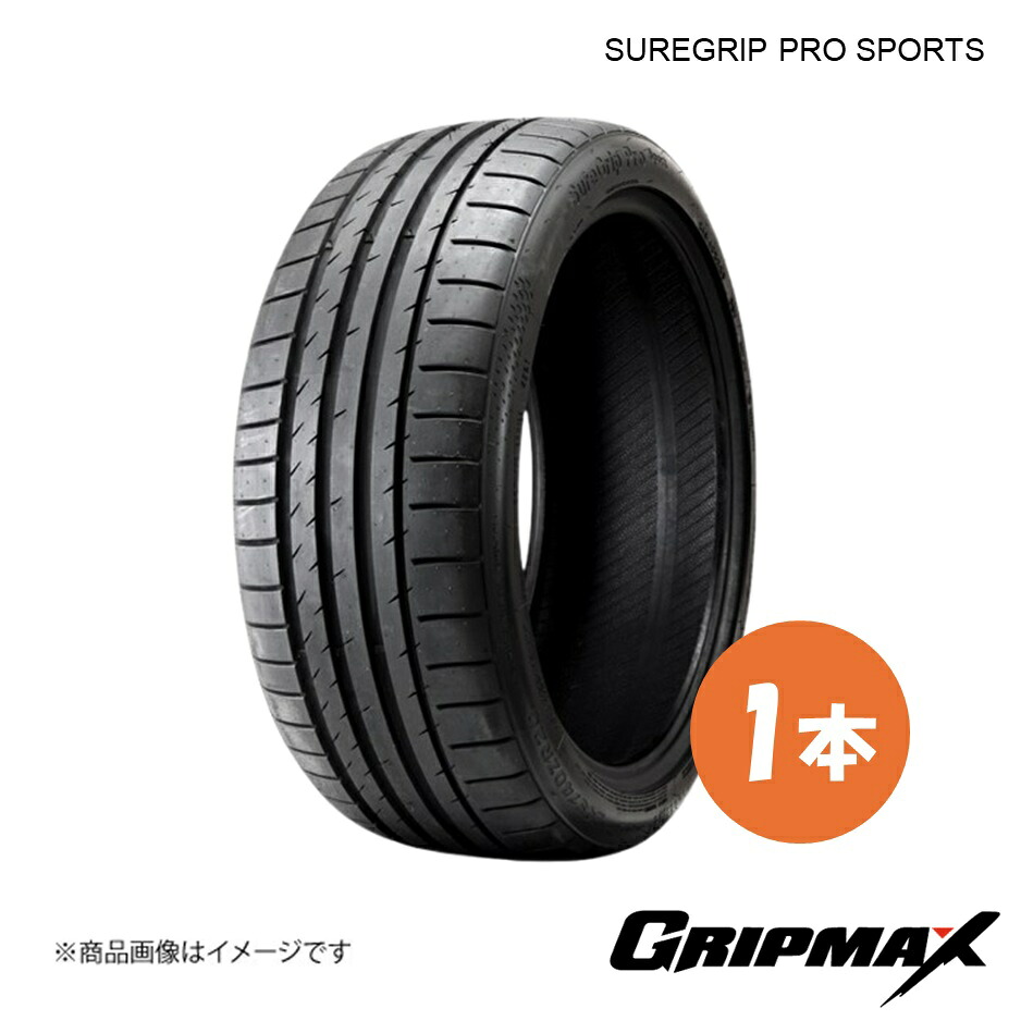 GRIPMAX/グリップマックス SUREGRIP PRO SPORTS タイヤ 1本 245/40ZR19 98Y XL ブラックサイドウォール 8859291437994|車高調 カー用品専門店 車楽院