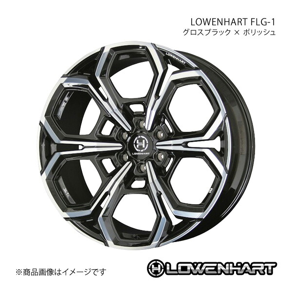 LOWENHART FLG-1 アルミホイール1本 LX VJA310W(2022/1～)【22&times;10.0J 6-139.7 +50 グロスブラックポリッシュ】 共豊｜車高調　カー用品専門店　車楽院