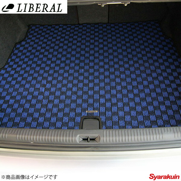 LIBERAL/リベラル トランクマット ブルー×ブラック スバル/SUBARU レガシィB4 BM9/BMG/BMM -