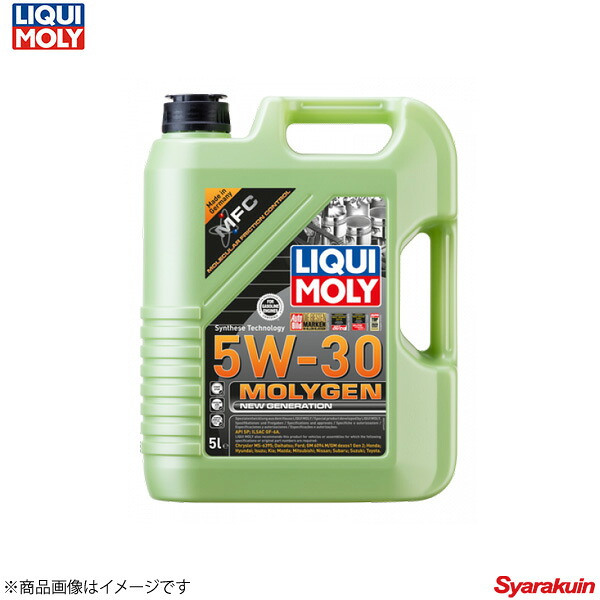 LIQUI MOLY リキモリ モリジェンニュージェネレーション 5W30 4ストローク車用エンジンオイル 5L 9952 数量:1