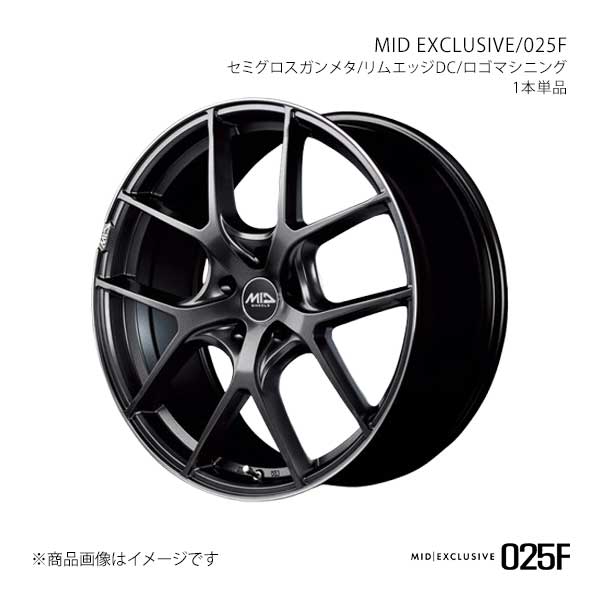 MIDエクスクルーシブ/025F アルミホイール1本【18×8.0J 5-120 INSET36 SGD】MID EXCLUSIVE/025F SA0388059336FG20