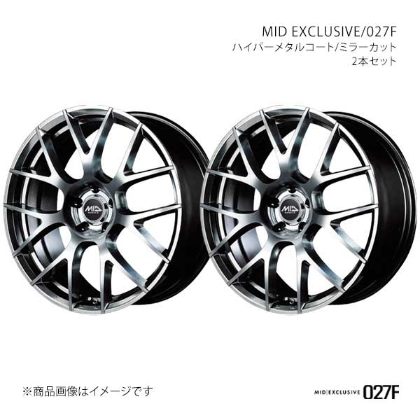 MIDエクスクルーシブ/027F アルミホイール2本セット【19×7.5J 5-114.3 INSET48 HMC】MID EXCLUSIVE/027F X18597557348HMC0×2
