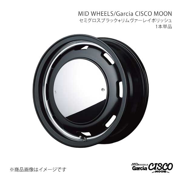 MID WHEELS/ガルシアシスコ ムーン アルミホイール1本【16×5.5J 5-139.7 INSET20 SBV】MID WHEELS/Garcia CISCO MOON Y26C6555D320SB2N×1