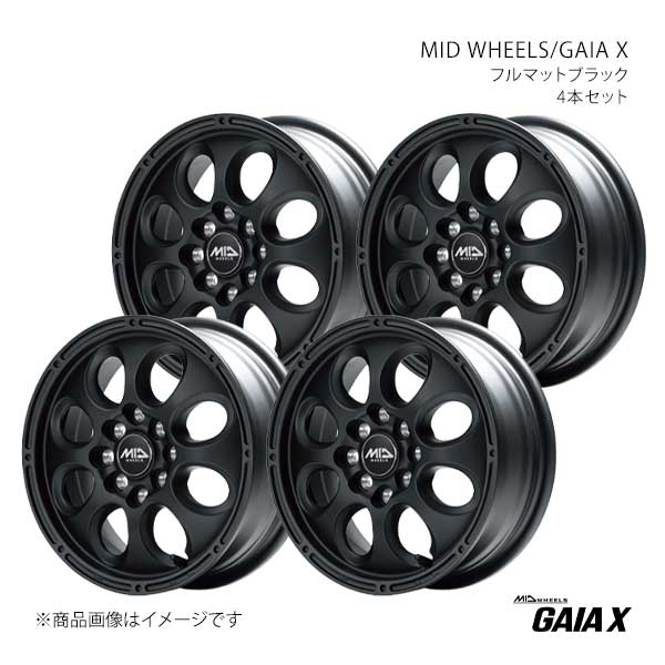 MID WHEELS/ガイアX アルミホイール4本セット【14×5.0J 8-100&114.3 INSET42 FMB】MID WHEELS/GAIA X D9764508G342030N×4