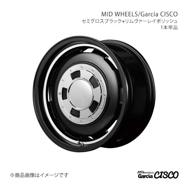 MID WHEELS/ガルシアシスコ アルミホイール1本【16×5.5J 5-139.7 INSET20 SBV】MID WHEELS/Garcia CISCO Y2606555D320SB2N×1