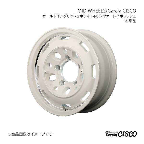 MID WHEELS/ガルシアシスコ アルミホイール1本【16×6.0J 5-139.7 INSET-5 WHV】MID WHEELS/Garcia CISCO Y2606605D105WH20×1