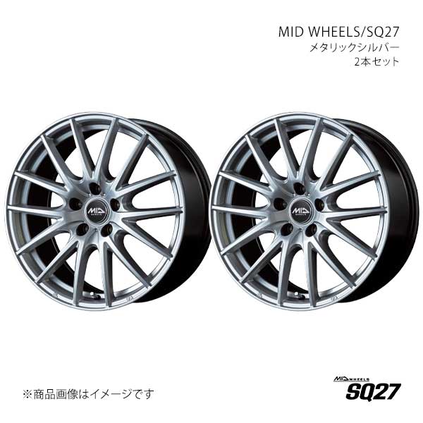 MID WHEELS/SQ27 アルミホイール2本セット【15×6.0J 5-114.3 INSET52 MSI】MID WHEELS/SQ27 M826560573520100×2|車高調 カー用品専門店 車楽院