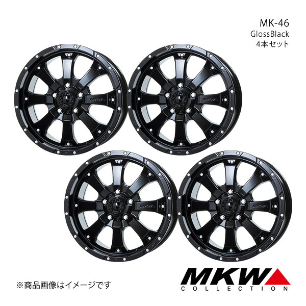 MKW MK-46 Jeep グランドチェロキー WL36、WL20 アルミホイール4本セット【18×8.5J 5-127 +45 グロスブラック】TRISTAR トライスター