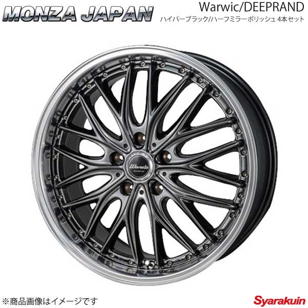 楽天市場】MONZA JAPAN Warwic/DEEPRAND ホイール4本 プリウス