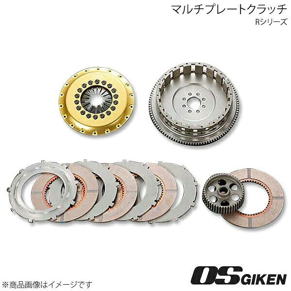 OS技研 OSクラッチ Rタイプ センターハブ アルミタイプ フォースディスク R4B シルビア S14/ PS13/ RPS13 SR20DET 204mm 100,085円