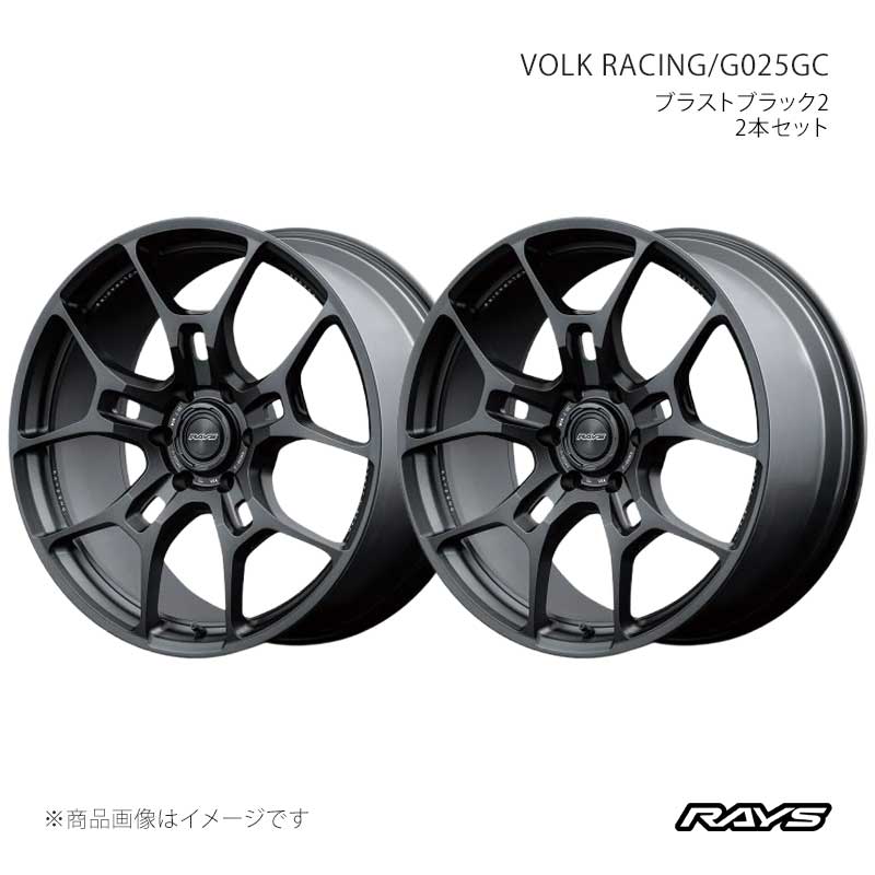 RAYS レイズ ボルクレーシング G025GC アルミホイール2本セット【22×10J 6-139.7 INSET55 BT】06872105514BT×2