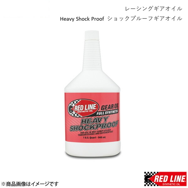 RED LINE レッドライン レーシングギアオイル Heavy Shock Proof ショックプルーフギアオイル 75w-250 1USQUART（0.94L） 4本
