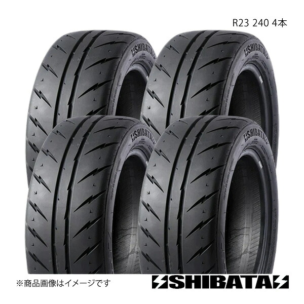 SHIBATIRE シバタイヤ R23 185/60R14 240 タイヤ単品 4本セット R0002×4