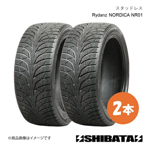 SHIBATIRE シバタイヤ Rydanz NORDICA NR01 225/55R18 スタッドレス タイヤ単品 2本セット S028×2 25,592円