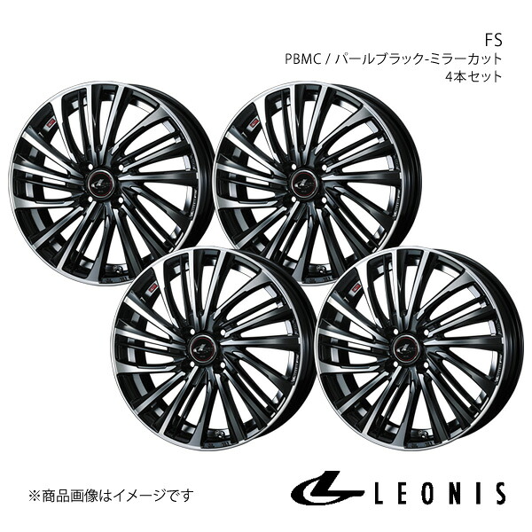 LEONIS/FS ミライース LA350系 ホイール 4本セット 0039951×4【14×4.5J 4-100 INSET45 PBMC】