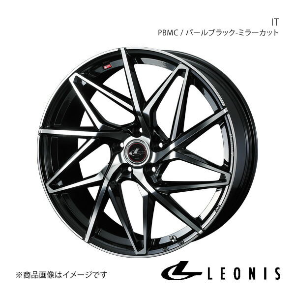 LEONIS/IT フリード/フリードプラス GB5/GB6/GB7/GB8 ホイール 1本 0040568【15×6.0J 5-114.3 INSET50 PBMC(パールブラック/ミラーカット)】