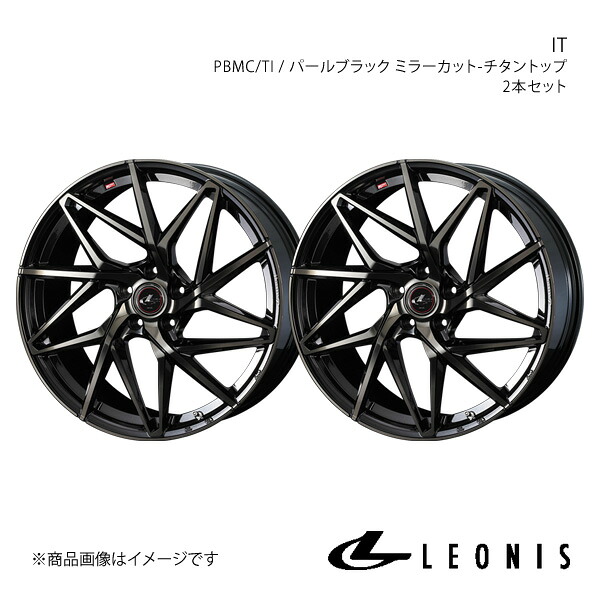 LEONIS/IT レガシィB4 BM系 ホイール 2本セット 0040605×2【18×7.0J 5-100 INSET47 PBMC/TI】|車高調 カー用品専門店 車楽院