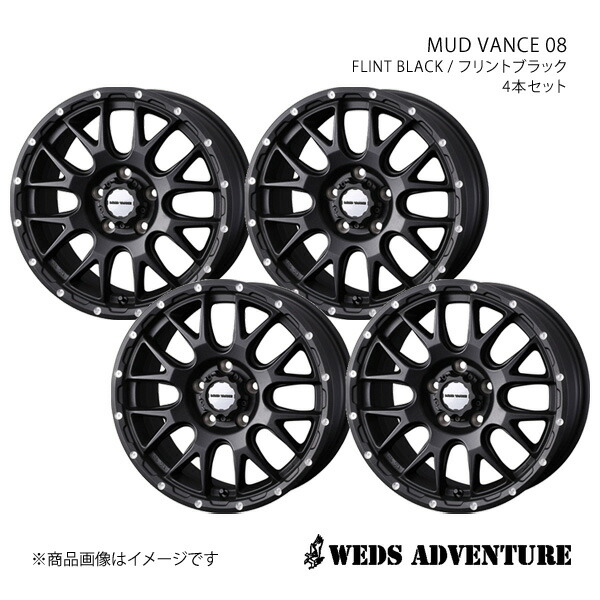 WEDS-ADVENTURE/MUD VANCE 08 ヴェルファイア 30系 2018/1～ 純正タイヤ(235/50-18) ホイール4本セット 0041133×4【18×7.5J 5-114.3 INSET35 FLINT BLACK】