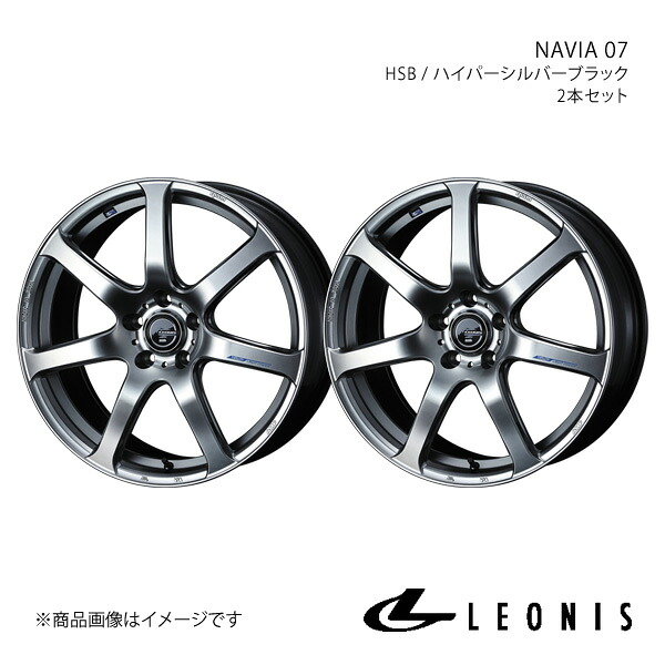 LEONIS/NAVIA 07 アイシス 10系 ホイール 2本セット 0039579×2【18×7.0J 5-114.3 INSET53 HSB】|車高調 カー用品専門店 車楽院