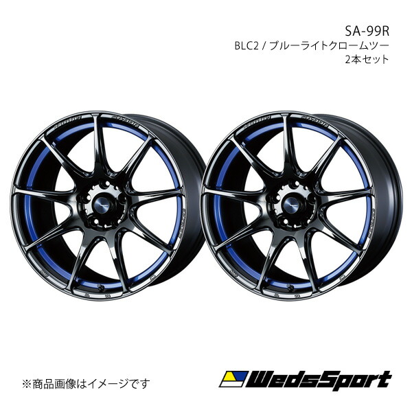 wedssport/SA-99R バレーノ WB32S ホイール 2本セット 0073875×2【17×6.5J 4-100 INSET50 BLC2】