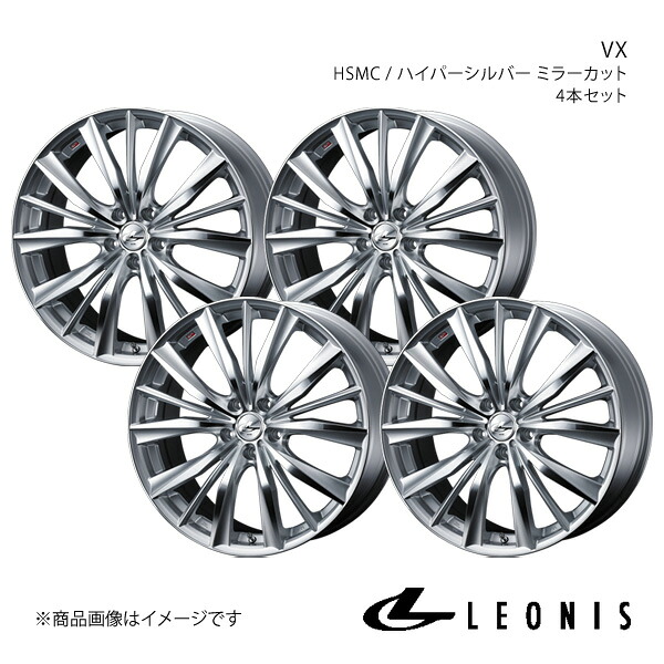 LEONIS/VX カローラルミオン 150系 ホイール 4本セット 0033242×4【15×6.0J 5-114.3 INSET43 HSMC】