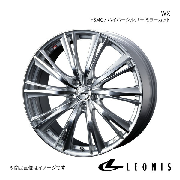 LEONIS/WX GR86 ZN8 ホイール 1本 0033895【18&times;7.0J 5-100 INSET47 HSMC(ハイパーシルバー ミラーカット)】｜車高調　カー用品専門店　車楽院