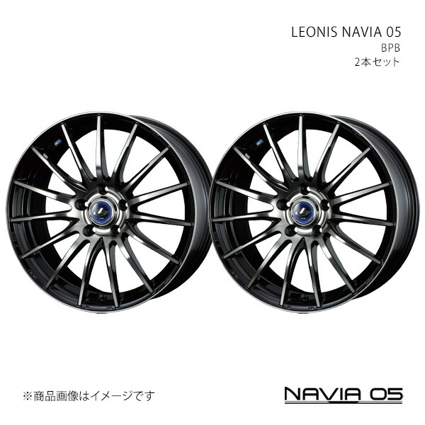 LEONIS NAVIA 05 レオニス ナヴィアゼロファイブ ホイール 2本セット 0036265×2 【17×6.5J 5-114.3 INSET53 BPB】