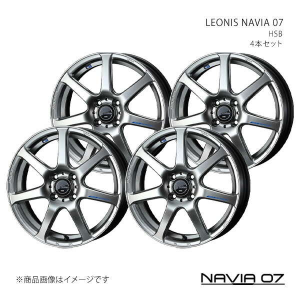 LEONIS NAVIA 07 レオニス ナヴィアゼロセブン ホイール 4本セット 0039555×4 【15×4.5J 4-100 INSET45 HSB】|車高調 カー用品専門店 車楽院