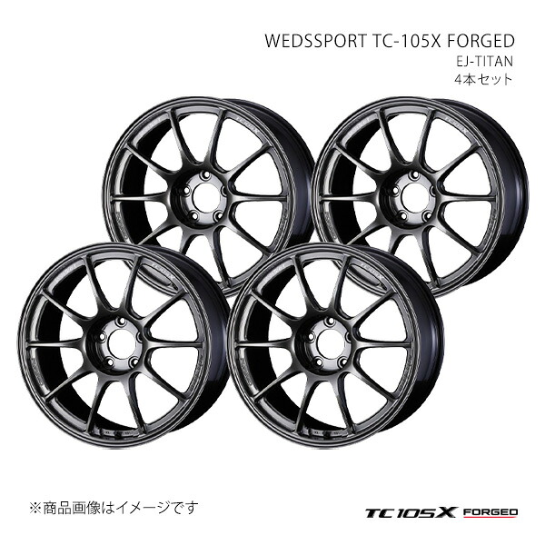TC105X FORGED IS 20系/FR IS350 アルミホイール4本セット 0073958×4【18×8.5J 5-114.3 INSET43 EJ-TI】