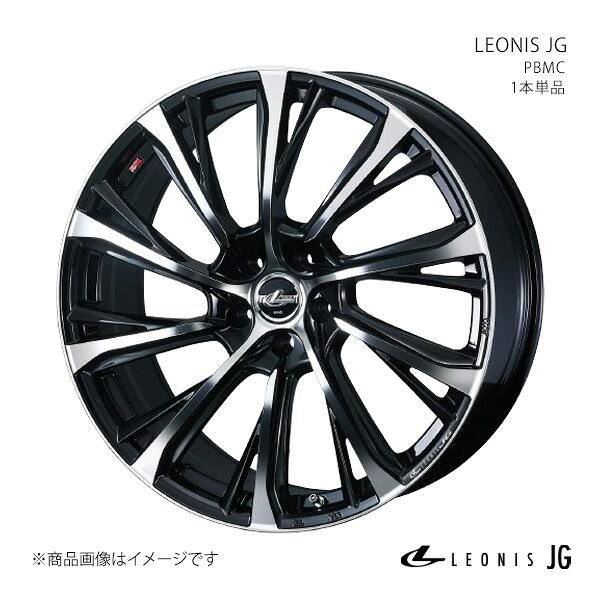 LEONIS JG ヴォクシー 90系 ホイール 1本単品 0042230 【16×6.5J 5-114.3 INSET40 パールブラックミラー】
