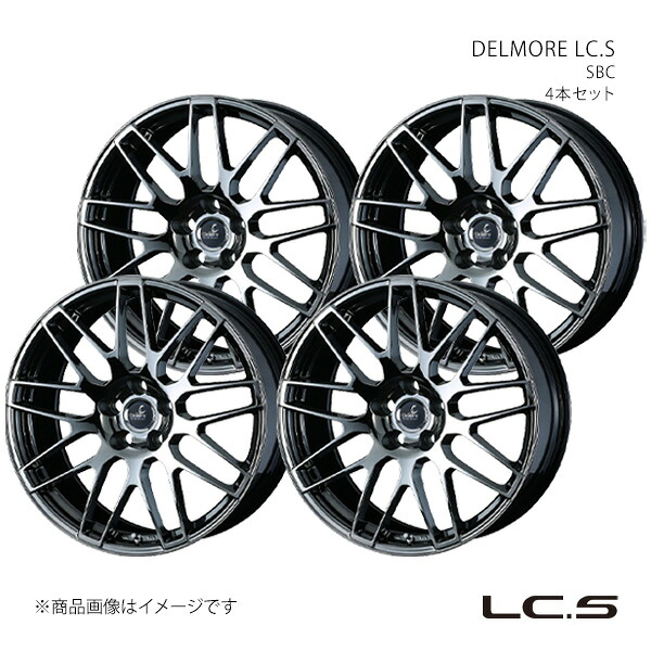 DELMORE LC.S デルモア エルシーエス ホイール 4本セット 0039241×4 【18×7.0J 5-114.3 INSET45 SBC】