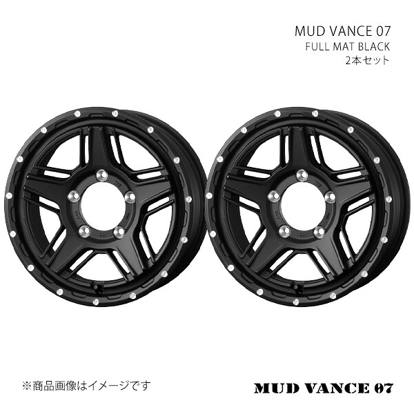 MUD VANCE 07 マッドヴァンス ゼロセブン ホイール 2本セット 0040537×2 【17×7.0J 5-114.3 INSET40 FULL MAT BLACK】 35,448円