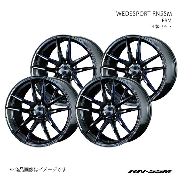RN55M アールエヌ ゴーゴーエム スカイライン V35セダン/FR アルミホイール4本セット 0072951×4【18×8.0J 5-114.3 INSET45 】 96,666円