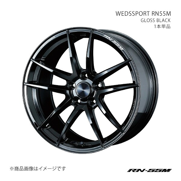 RN55M アールエヌ ゴーゴーエム IS C 20系/FR IS350C アルミホイール1本単品 0072972【18×9.5J 5-114.3 INSET45 】