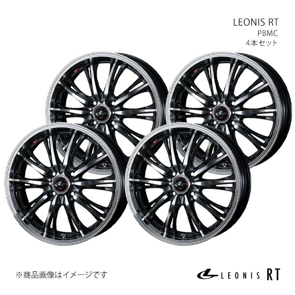 LEONIS RT レオニス アールティー ホイール 4本セット 0041156×4 【14×4.5J 4-100 INSET45 PBMC】