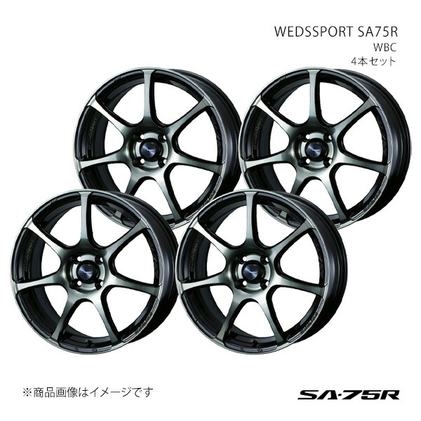 WEDSSPORT SA75R ウェッズスポーツ エスエーナナゴーアール ホイール 4本セット 0073972×4 【15×6.0J 4-100 INSET48 WBC】