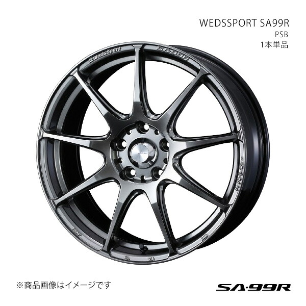 WEDSSPORT SA99R ウェッズスポーツ エスエーキューキューアール ホイール 1本単品 0073865 【16×5.0J 4-100 INSET45 PSB】|車高調 カー用品専門店 車楽院