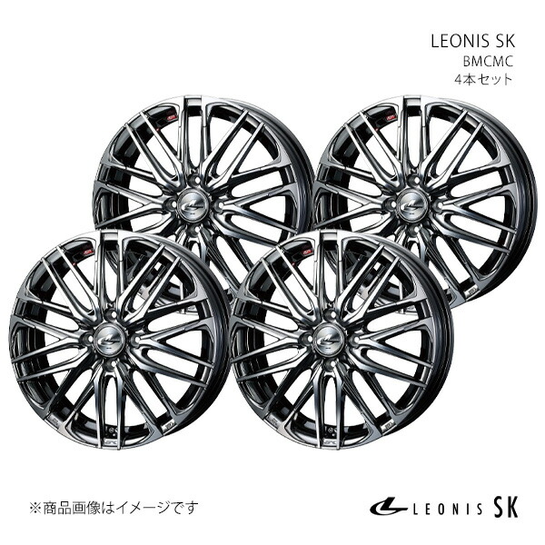 LEONIS SK レオニス エスケー ホイール 4本セット 0038309×4 【17×6.5J 4-100 INSET50 BMCMC】 62,208円