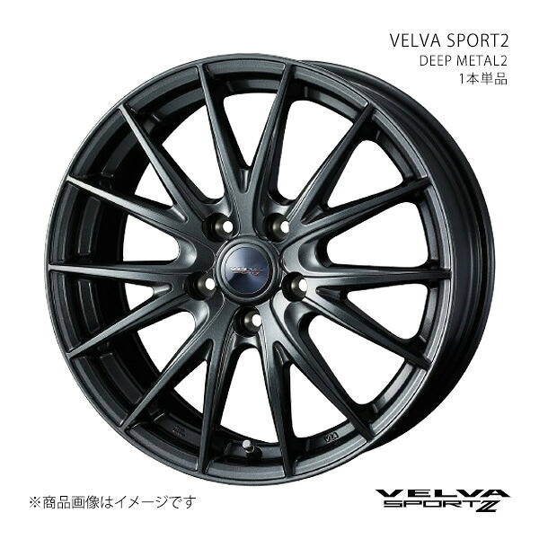 VELVA SPORT2 ヴェルファイア 30系/3.5L車('18/1～) アルミホイール 1本単品 0039164【17×7J 5-114.3 INSET39ST/40 DEEP METAL2】