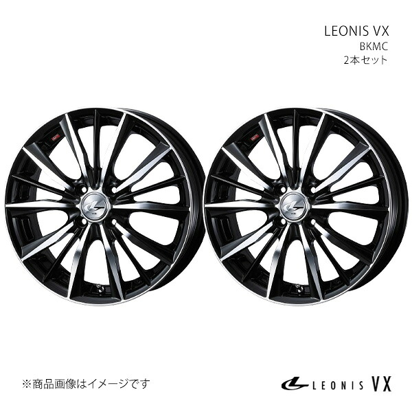 LEONIS VX レオニス ブイエックス ホイール 2本セット 0033251×2 【16×6.0J 4-100 INSET50 BKMC】