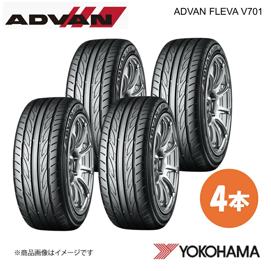 YOKOHAMA ヨコハマタイヤ ADVAN FLEVA V701 255/35R18 サマータイヤ 4本 255 35 18 W XL R0409