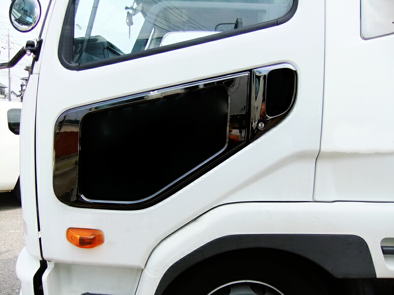 三菱ふそうベストワンファイター純正メッキクォーターガーニッシュ