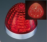 （１０個セット）ＪＢ ＬＥＤクリスタルシャインマーカーランプ ２４v カラーレンズタイプ レッド （ＮＯ．6141367）【送料無料】｜トラック用品専門店シャルネット