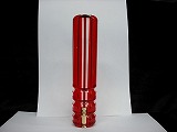 【送料無料】シフトノブ│板入り六角ノブ　レッド　２１０mm（発送グループ：Ｂ）
