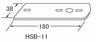 【送料無料】(10個セット)ステー│HSB-11 バスマーカーステー(発送グループ:B)