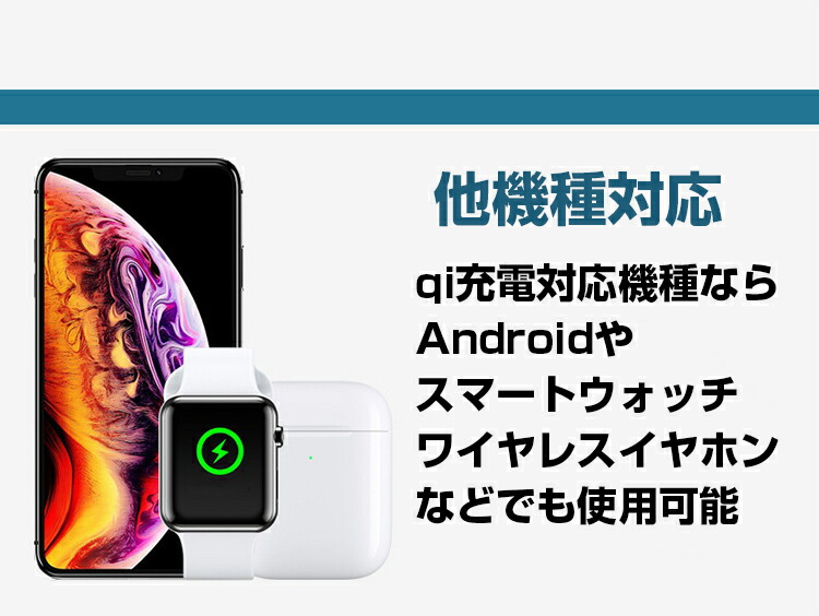 楽天市場 Qi 急速 ワイヤレス充電器 2in1 折り畳み式 無線充電 2way Wireless Chager 折畳 2ポート Iphone12 Iphone8 Iphone8plus Docomo Softbank Au スマホ Wpc Fod 充電器 モバイルバッテリー Qi 充電器 Iphone Galaxy Syd Shop