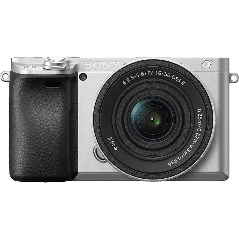 α6400 ILCE-6400K パワーズームレンズキット [しろがね色] SONY α6400 デジタル一眼二眼レフ写真機