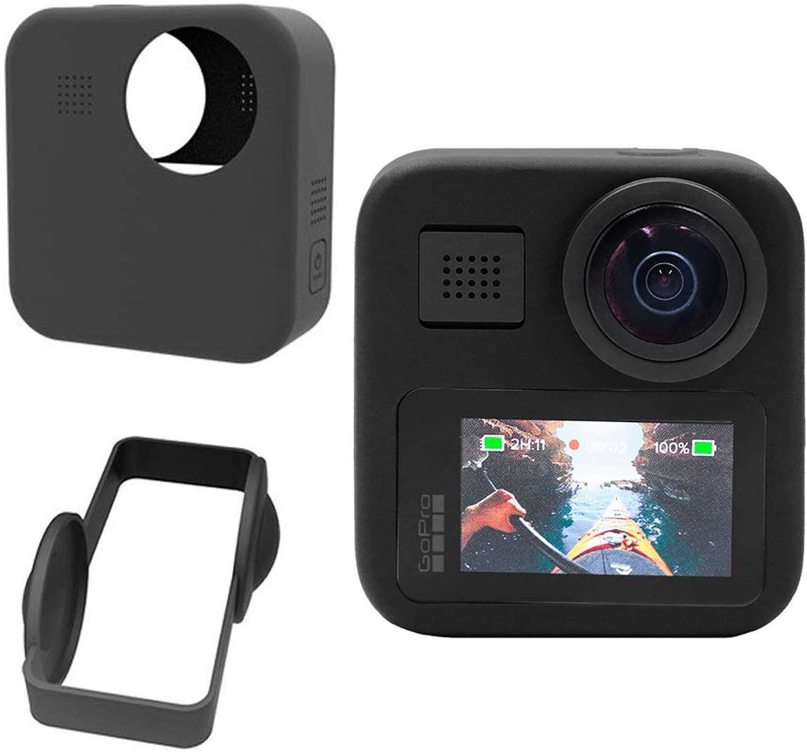 楽天市場 Gopro Max専用 シリコン 本体カバー レンズカバーセット 衝撃吸収 傷からカメラ本体を守ります シリコンケース ゴープロ マックス アクセサリー Syh