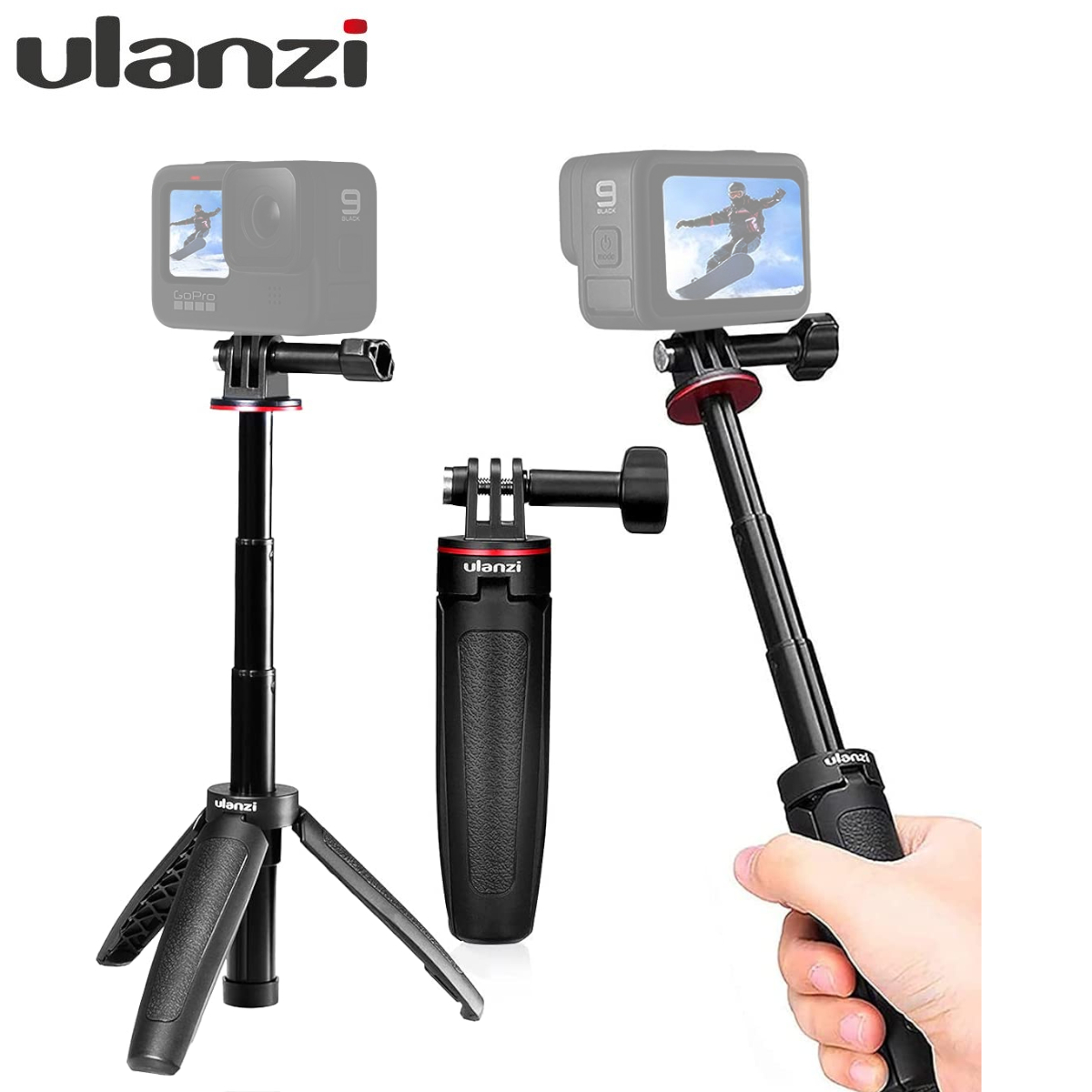 【楽天市場】全国送料無料 Ulanzi MT-09 GoPro HERO12 11 自撮り 