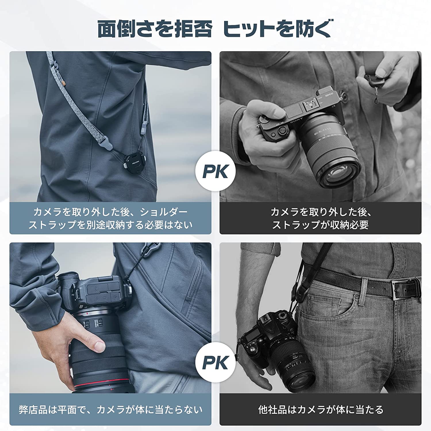 FALCAM F38 最新クイックリリースショルダーストラップタイプV2 アルカ